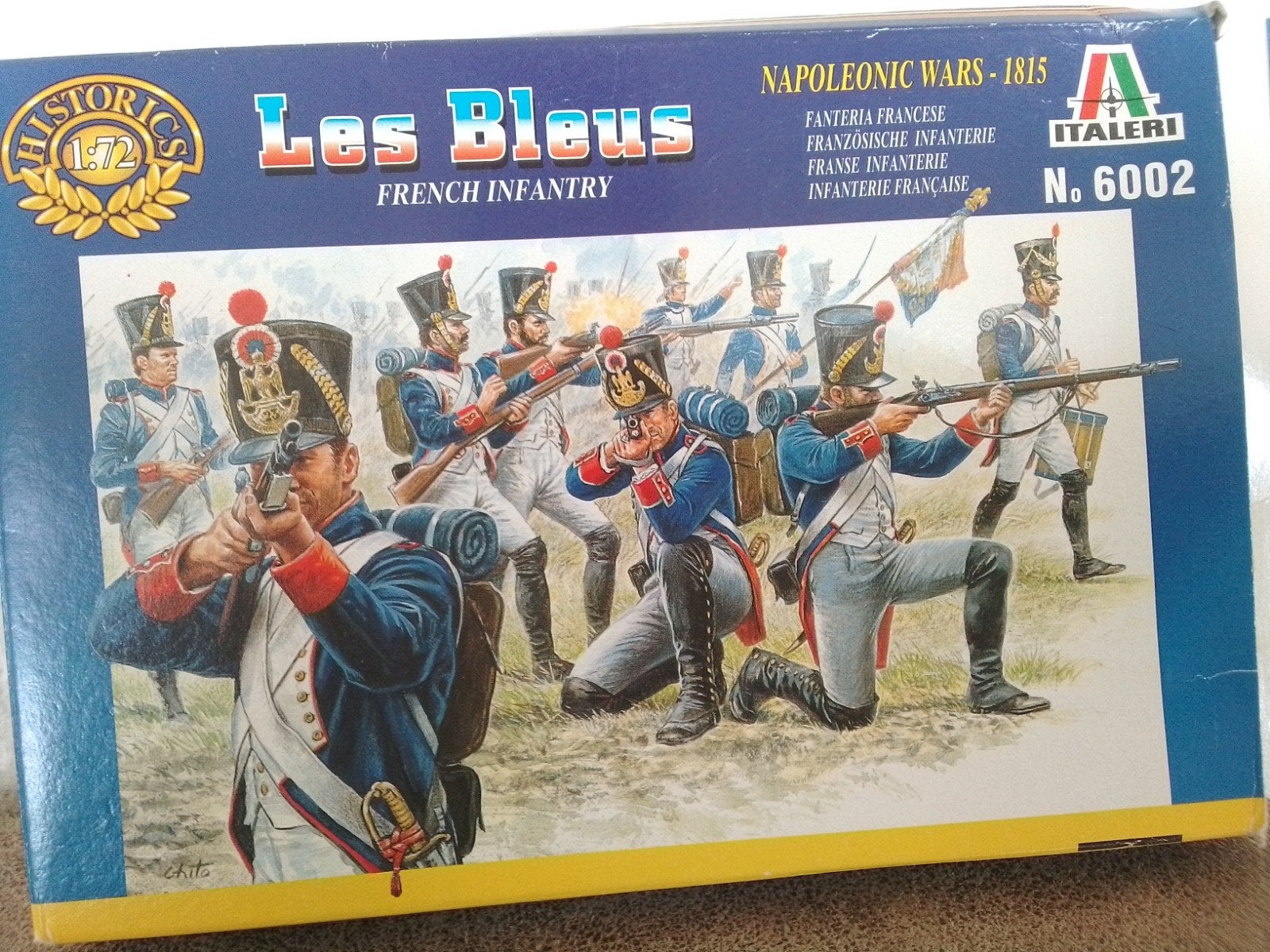 Italeri Les Bleus Franse Infanterie Napoleontische Oorlogen, Ophalen of Verzenden, Nieuw, 1:50 of kleiner, Figuur of Figuren