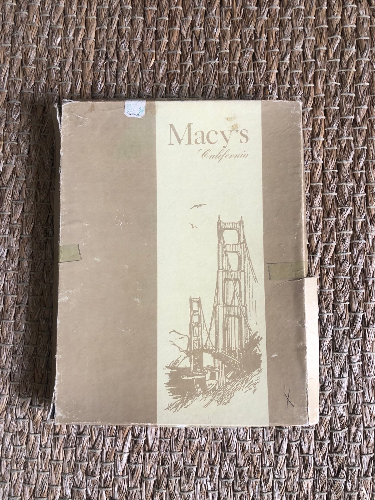 Vintage Macy's California Naadloze Panty - Maat S, Maat 36/38 (S), Bruin, Nieuw, Ophalen of Verzenden