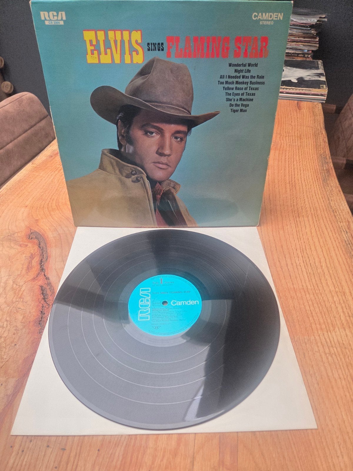 Elvis Presley - Elvis Sings Flaming Star LP (1969), LP, Gebruikt, Pop, Ophalen of Verzenden