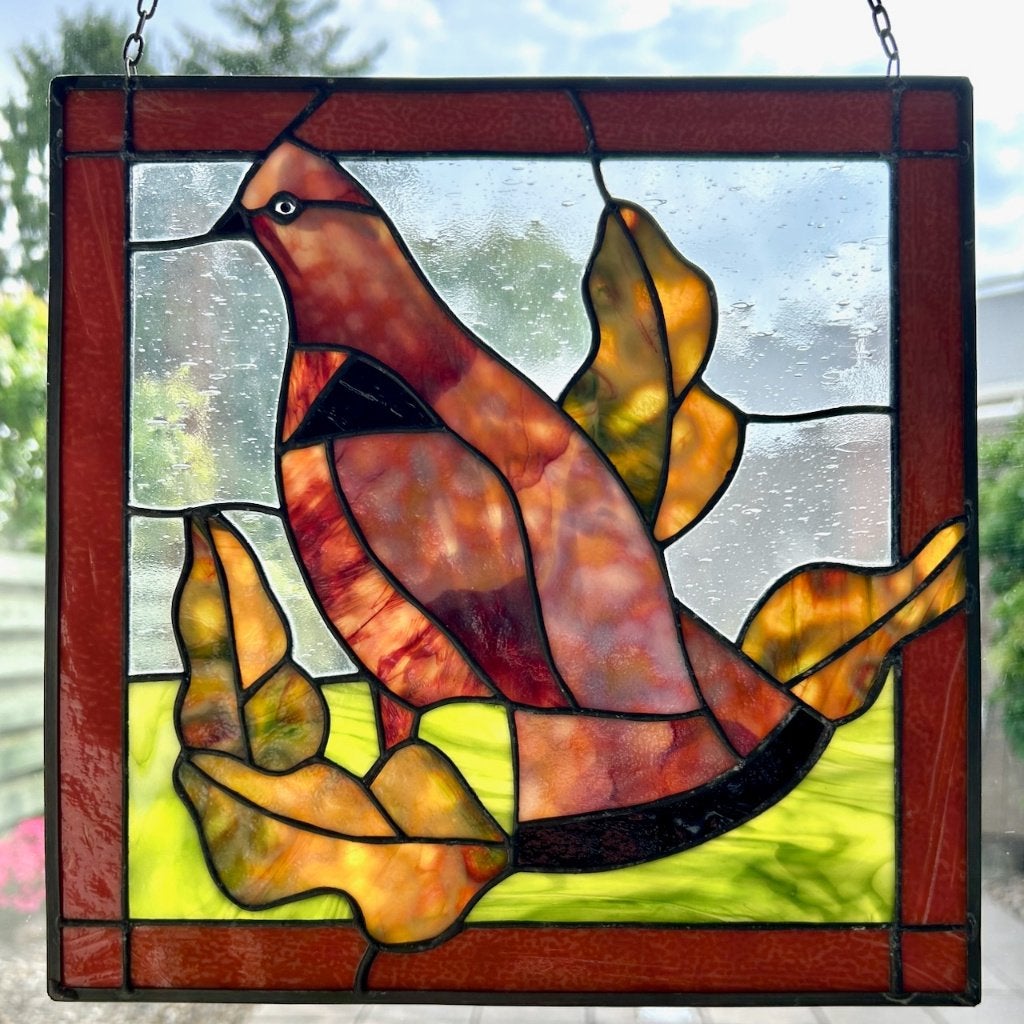 Tiffany Raamdecoratie Vogel, Verzenden