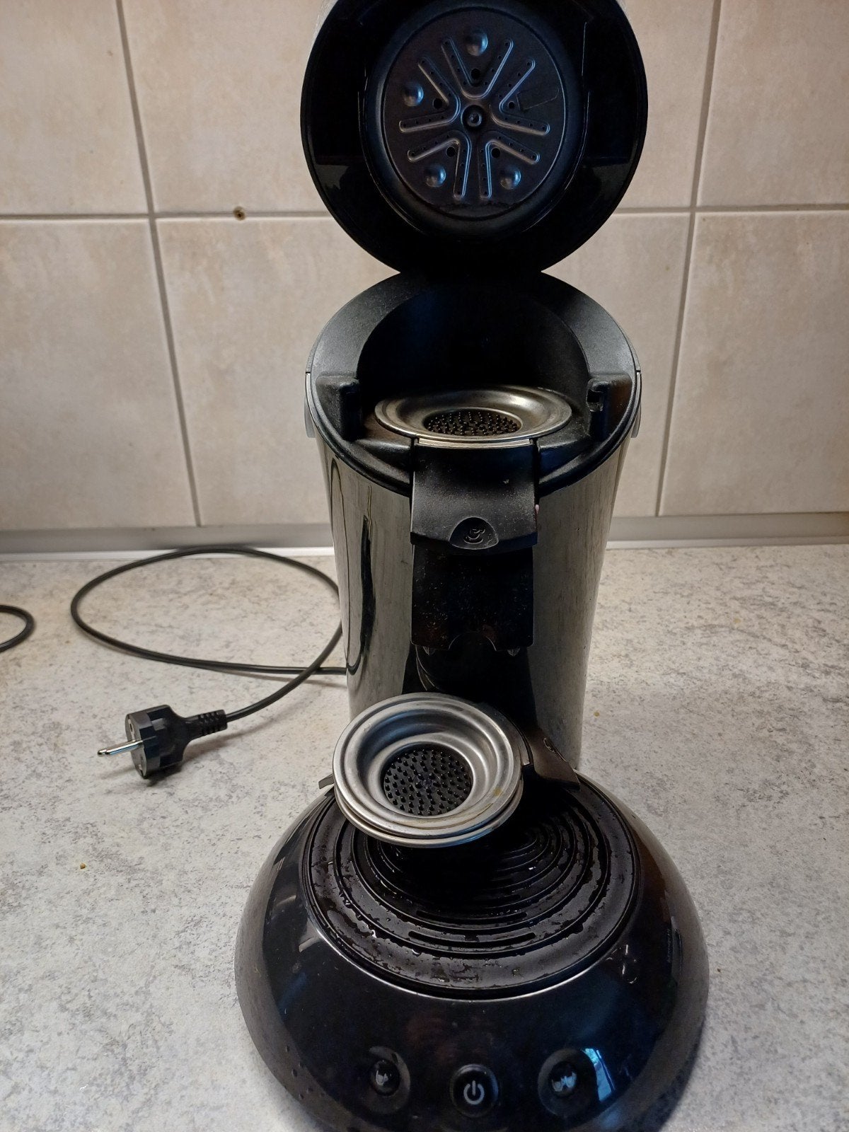 Philips Senseo Original HD6553 Koffiepadapparaat Zwart, Ophalen, Gebruikt, Koffiemachine, 2 tot 4 kopjes
