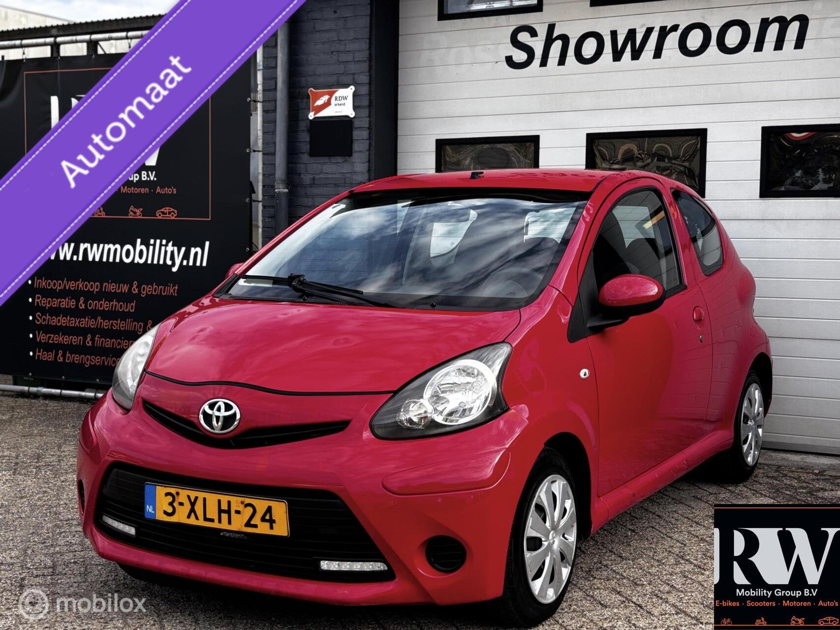 Toyota Aygo 1.0 VVT-i Aspiration AUTOMAAT*AIRCO* APK 05-2027, Auto's, Euro 5, Gebruikt, 4 stoelen, 68 pk