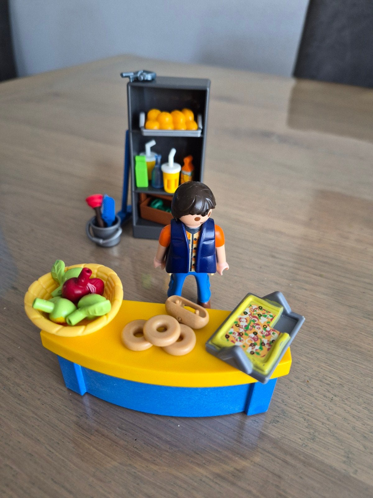 Playmobil Winkeltje met Figuur en Accessoires, Kinderen en Baby's, Ophalen of Verzenden, Gebruikt, Complete set, Gebouw