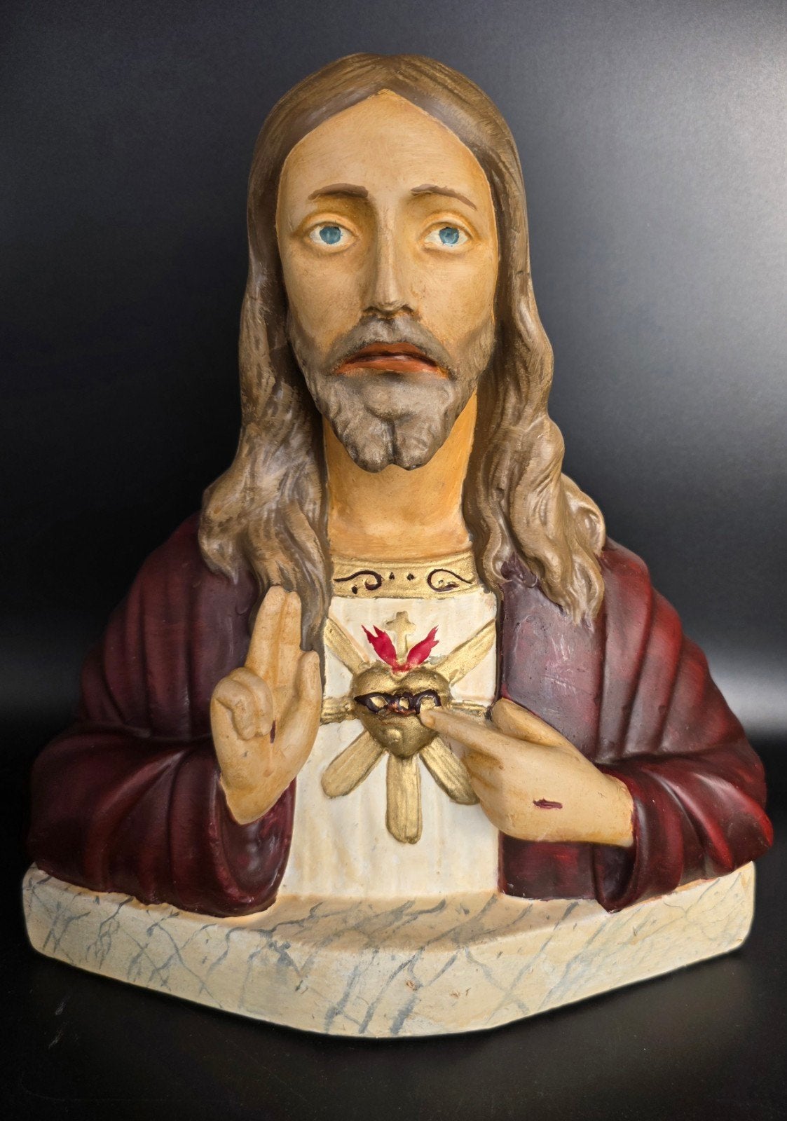 Heilig Hartbeeld, circa 80 jaar oud, Ophalen of Verzenden