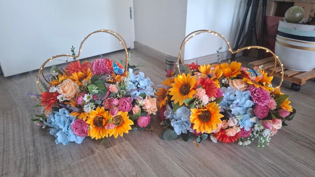 Bruiloft zomerse bloemstukken, Ophalen, Nieuw, Versiering, Geboorte of Huwelijk
