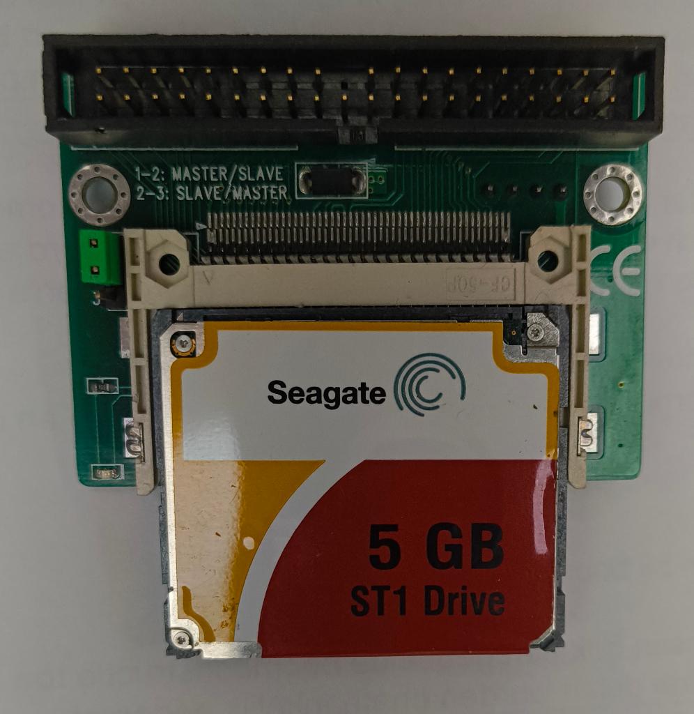CF-IDE40 Adapter met 5GB 1" harde schijf, Computers en Software, Harde schijven, Gebruikt, Desktop, Intern, HDD, IDE, Ophalen of Verzenden