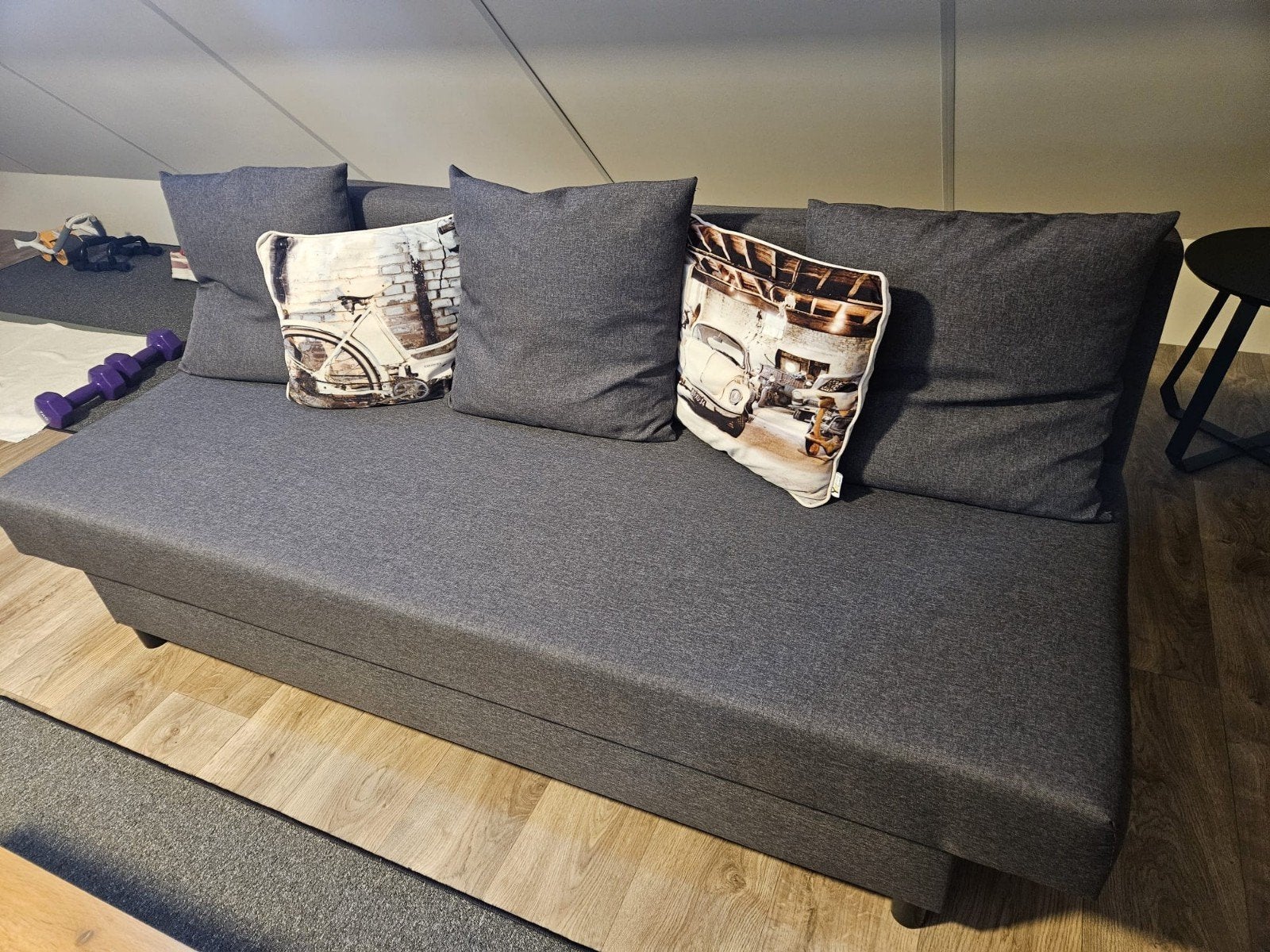 3-zits slaapbank Ikea älvdalen, Ophalen, Zo goed als nieuw, Tweepersoons