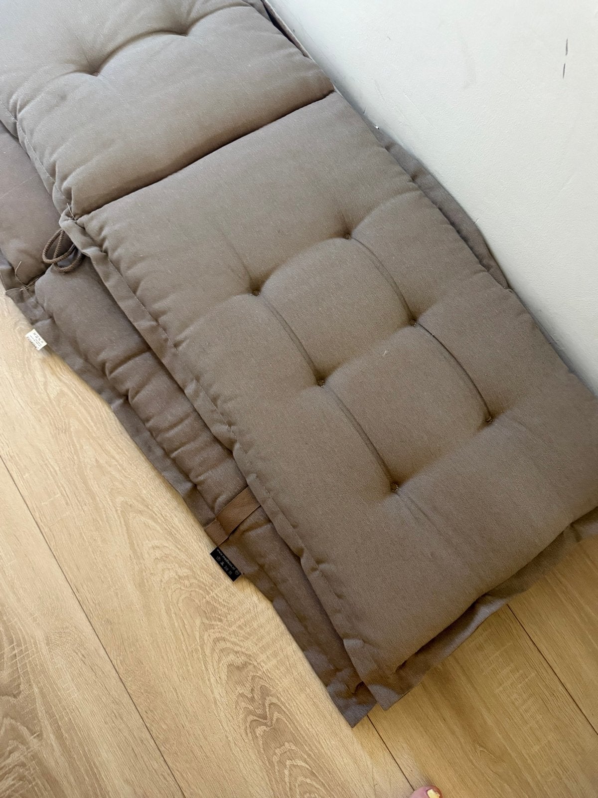 MadisonTuinstoelkussen - 2x - Bruin/taupe, Ophalen, Gebruikt