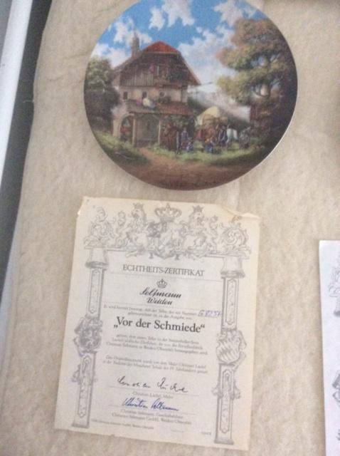 Seltmann Weiden "Lückels idyllisches Dorfleben" wandborden, Ophalen of Verzenden, Nieuw, Porselein, Bord of Schaal
