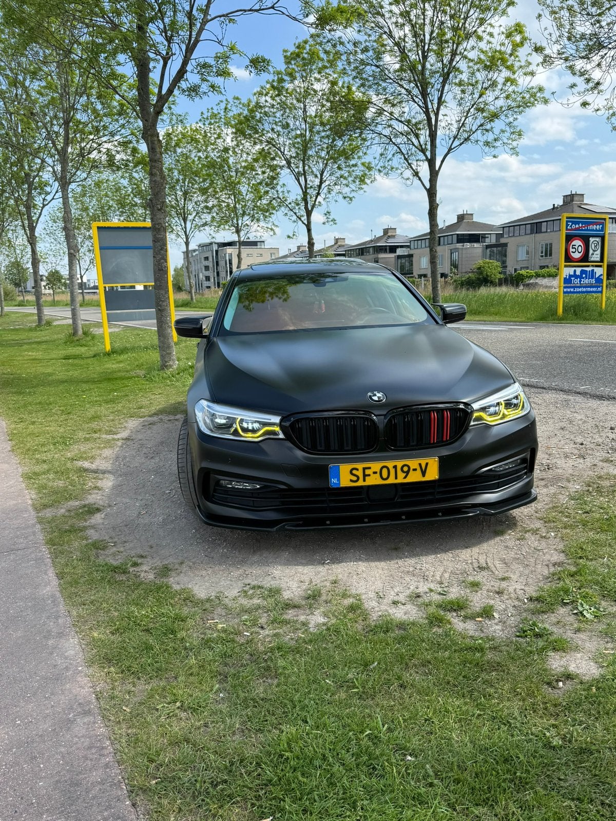 BMW 5-Serie 540i Rijk uitgerust, Auto's, BMW, Automaat, 2000 kg, Leder, Bruin
