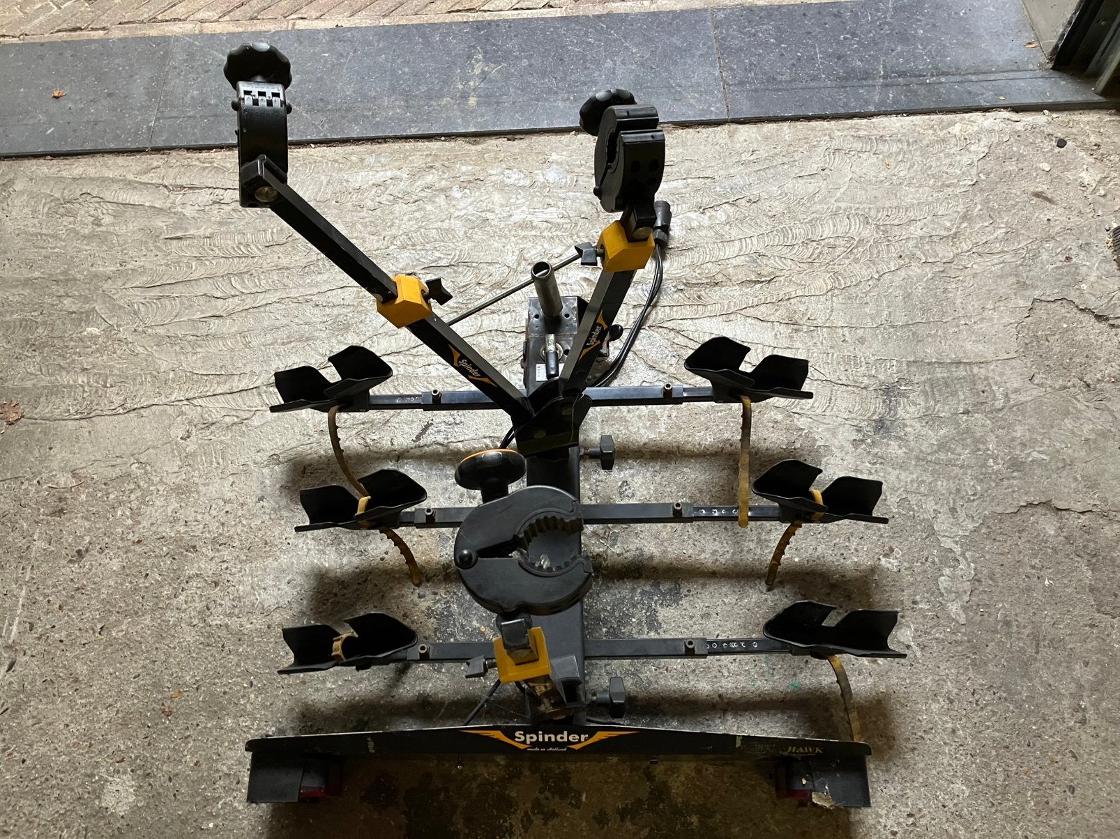 Spinder Hawk fietsendrager, Auto diversen, 3 fietsen of meer, Gebruikt, Brede banden, Ophalen of Verzenden