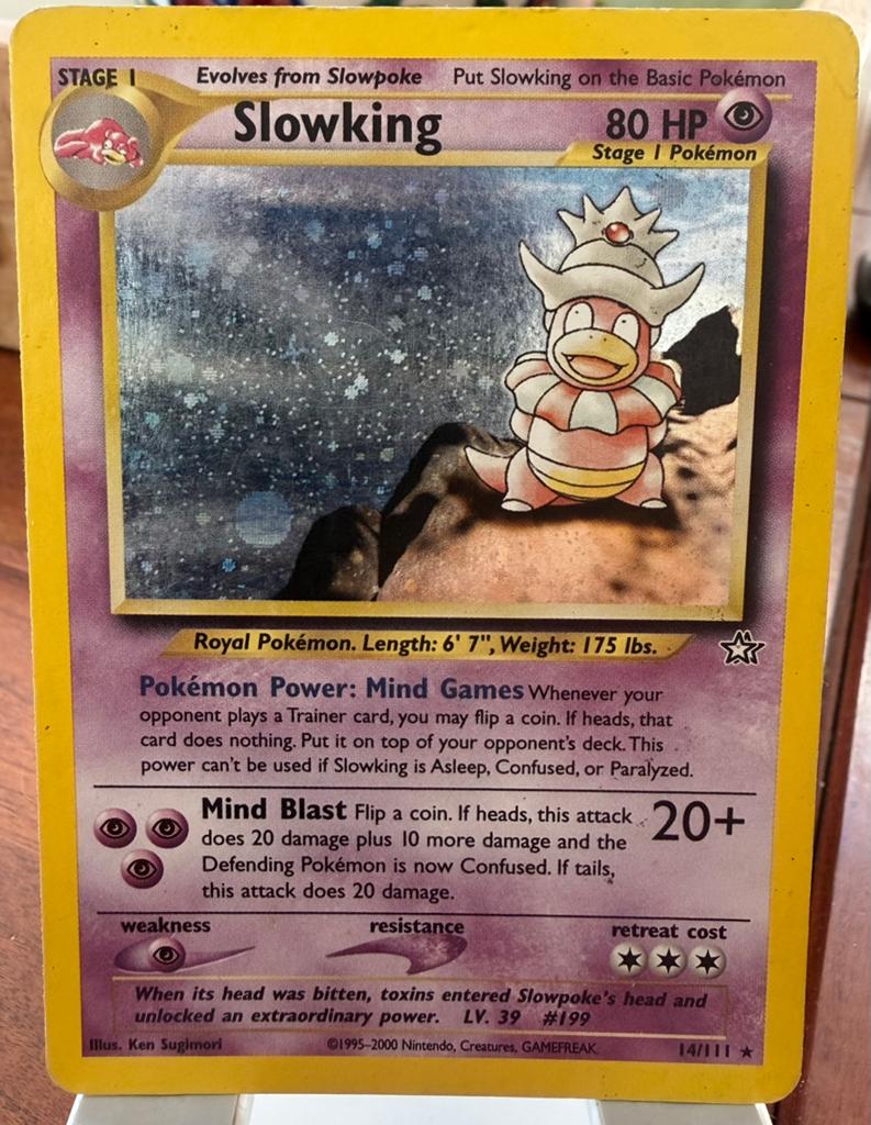 Slowking #14, Ophalen of Verzenden, Gebruikt, Losse kaart