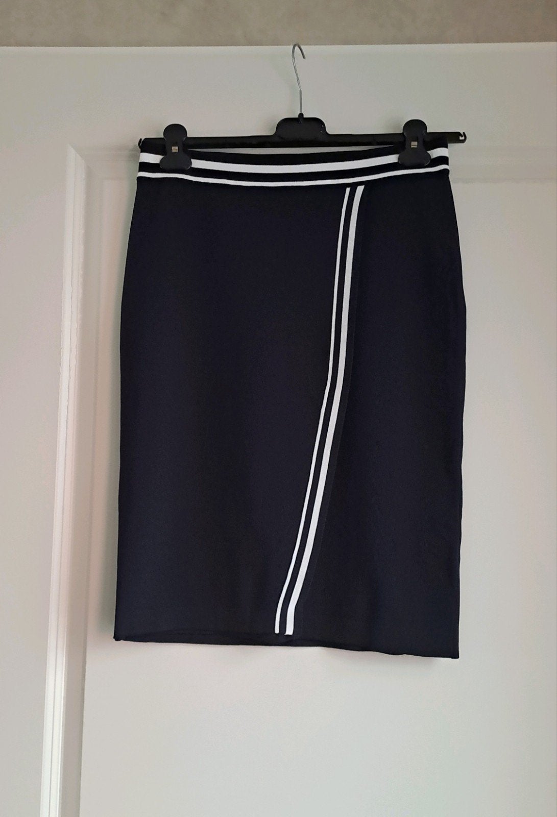 Bloomings Amsterdam dames rok - Donkerblauw met strepen, Maat 38/40 (M), Bloomings Amsterdam, Blauw, Ophalen of Verzenden