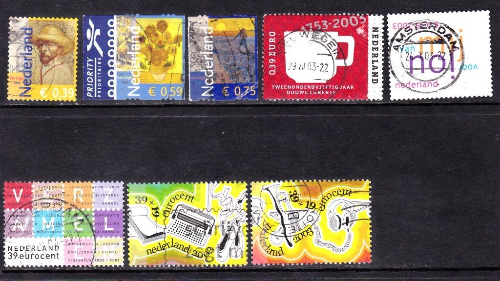Nederland zegels uit 2003 gestempeld, Verzenden, Na 1940, Gestempeld