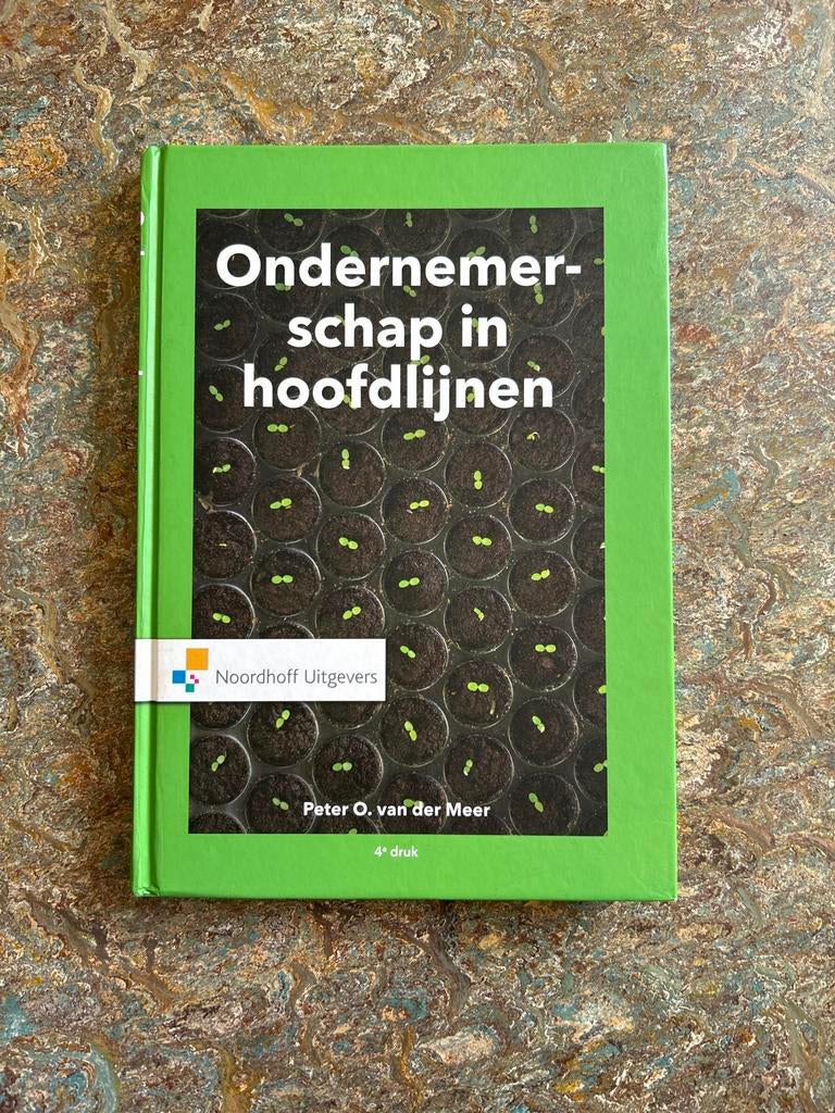 Ondernemerschap in hoofdlijnen - Peter O. van der Meer, Boeken, Studieboeken en Cursussen, Ophalen of Verzenden, Gamma, Zo goed als nieuw