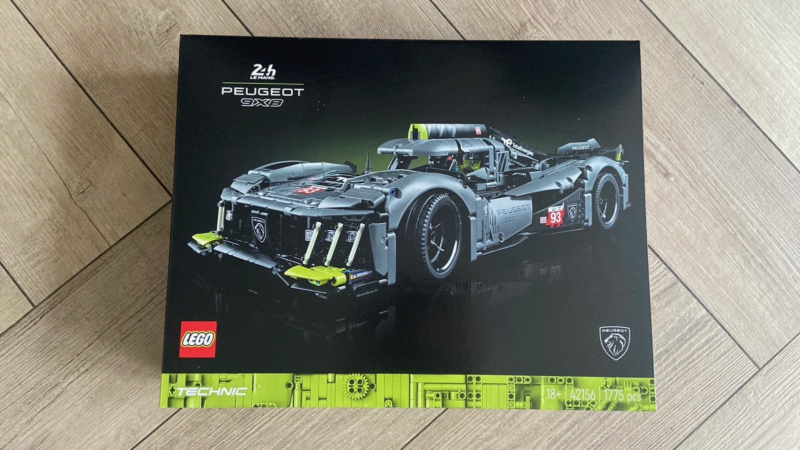 LEGO Technic 42156 Peugeot 9X8 24H Le Mans Hybrid Hypercar, Lego, Nieuw, Ophalen of Verzenden, Technic
