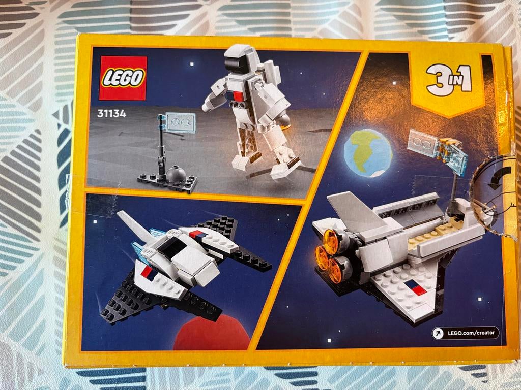 LEGO Creator 3in1 Ruimte Shuttle Avontuur 31134, Lego, Nieuw, Ophalen of Verzenden, Ongeopend/sealed