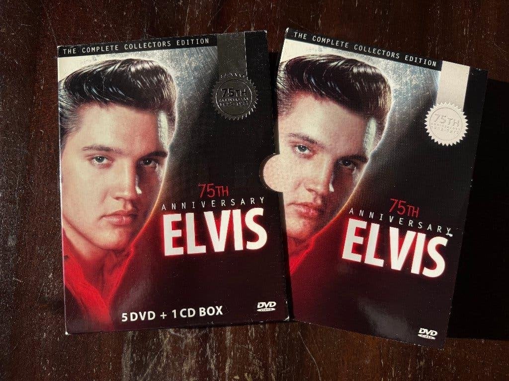 Elvis The Complete Collectors Edition 5 DVD met CD Box 75th, Alle leeftijden, Ophalen of Verzenden, Zo goed als nieuw, Muziekvideo's