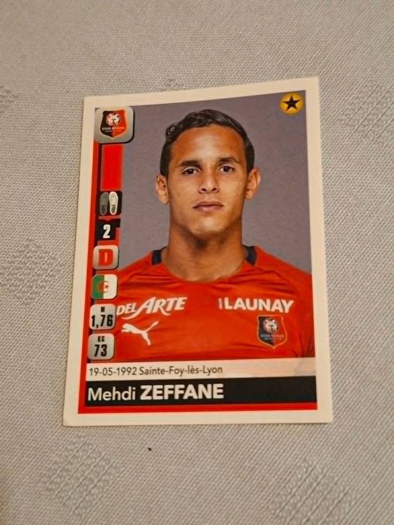 Panini / Sticker / Mehdi Zeffane / Stade Rennais, Verzenden, Nieuw, Buitenlandse clubs, Poster, Plaatje of Sticker