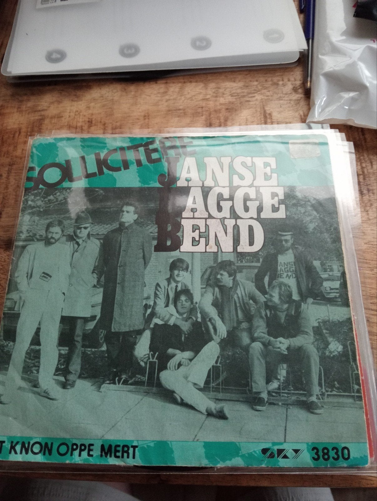 Jansen bagger band - sollicitere, Cd's en Dvd's, Vinyl | Nederlandstalig, Ophalen of Verzenden, Zo goed als nieuw, Overige formaten