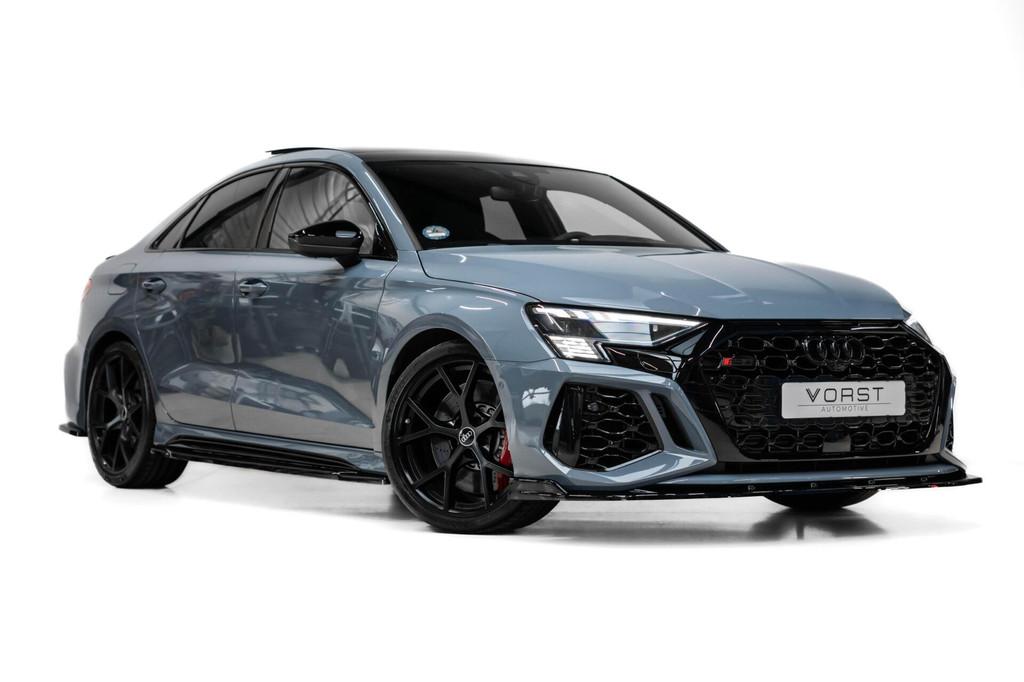 Audi RS 3 2.5 TFSI quattro HUD Pano B&O Leer MTR Stage 2, Auto's, Audi, Automaat, Gebruikt, Euro 6, RS3
