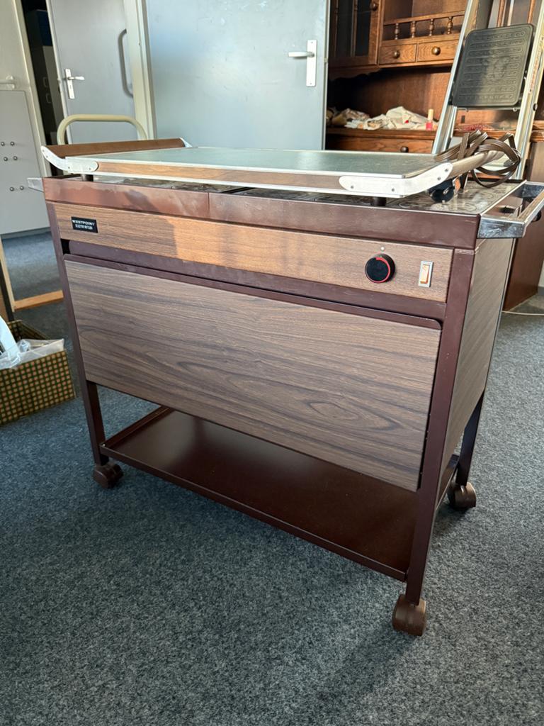 Westpoint Electro Butler -Vintage serveerwagen/warmhoudplaat, Ophalen, Niet werkend