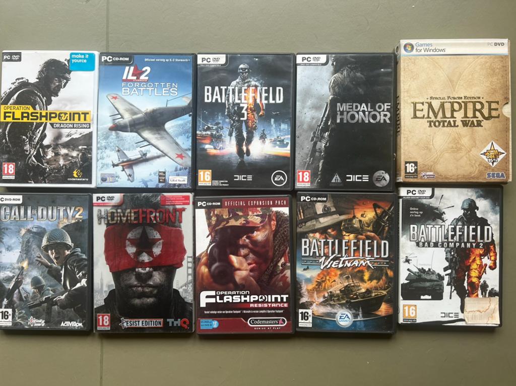 CD-ROMS diverse games., Spelcomputers en Games, Games | Pc, Shooter, 1 speler, Ophalen of Verzenden, Zo goed als nieuw