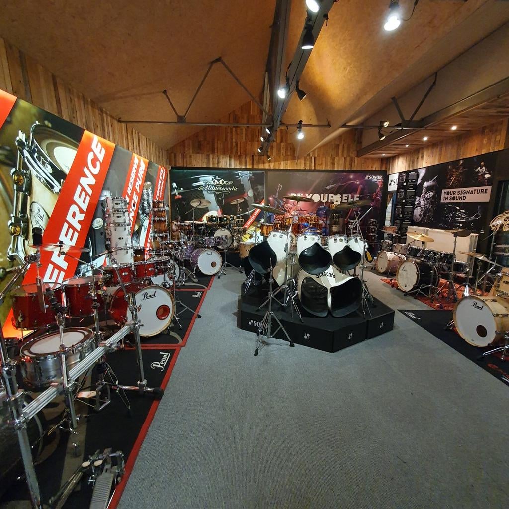 Grootste keuze in drumstellen! Alle topmerken aanwezig, Muziek en Instrumenten, Drumstellen en Slagwerk, Ophalen of Verzenden
