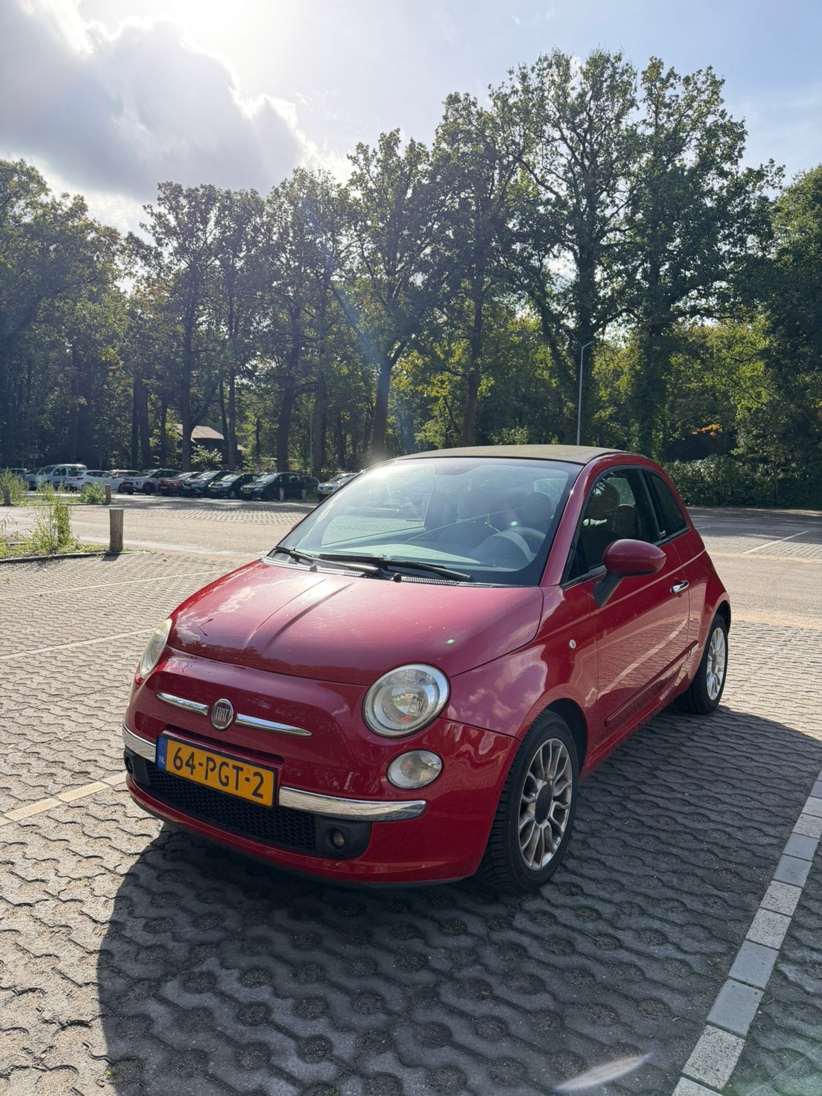 Fiat 500c 0.9 Twinair 2011 Rood, Auto's, 31 €/maand, Origineel Nederlands, 24 km/l, Handgeschakeld