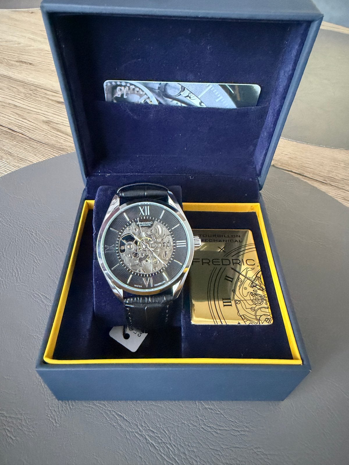 Fredric Automatic Master Tourbillon Horloge - Nieuw, Overige merken, Leer, Staal, Polshorloge