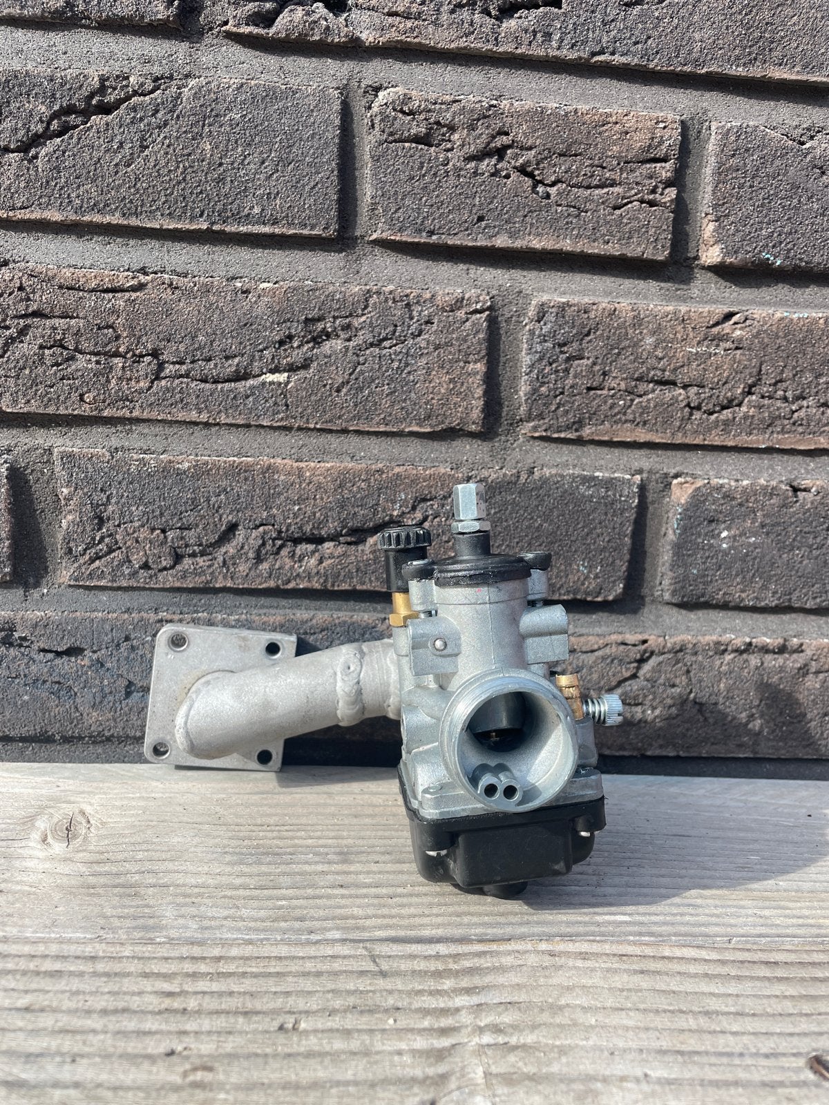 17.5mm Carburateur met Spruitstuk, Fietsen en Brommers, Ophalen of Verzenden, Gebruikt, Carburateur
