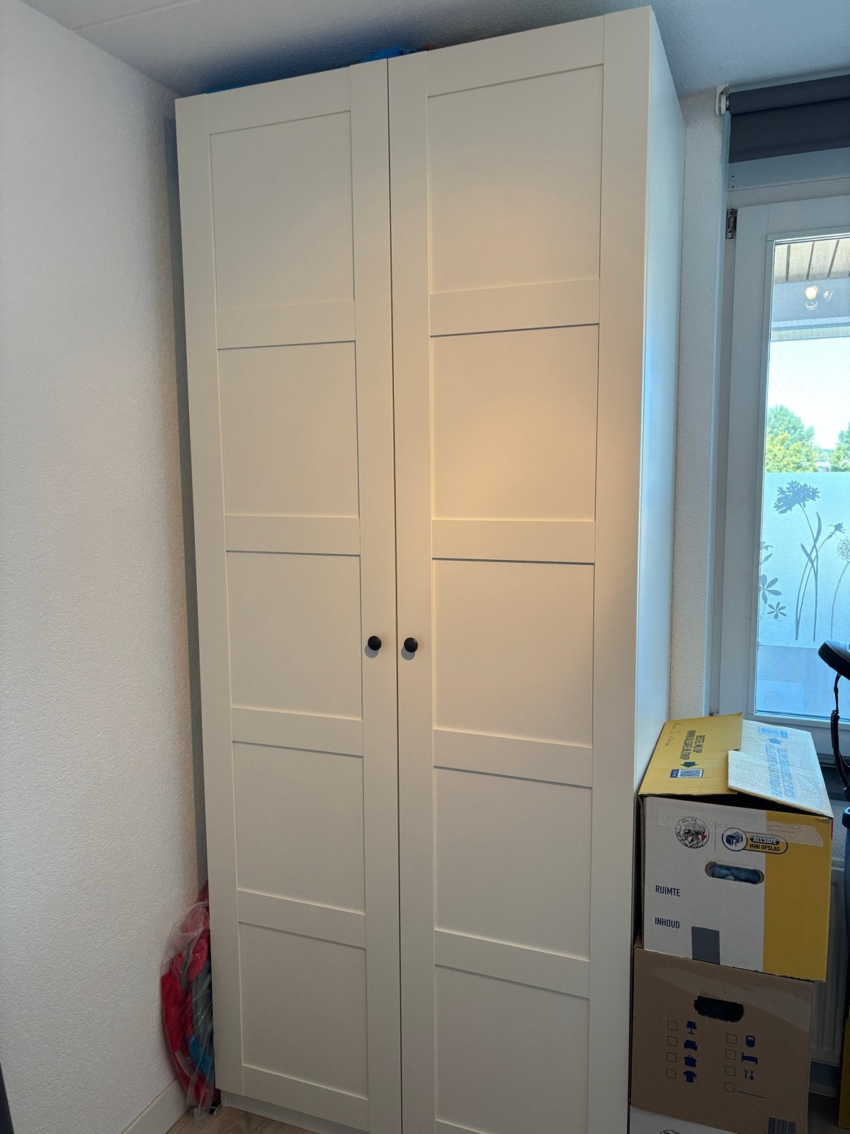 Bergsbo Pax kastdeuren - Zo goed als nieuw met scharnieren, Ophalen, 200 cm of meer, 50 tot 100 cm, Zo goed als nieuw
