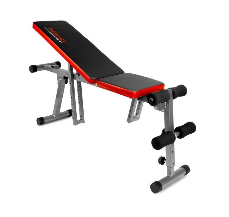 Sports bench - foldable - multifunctional - fully adjustable, Ophalen of Verzenden, Zo goed als nieuw, Buik, Fitnessbank