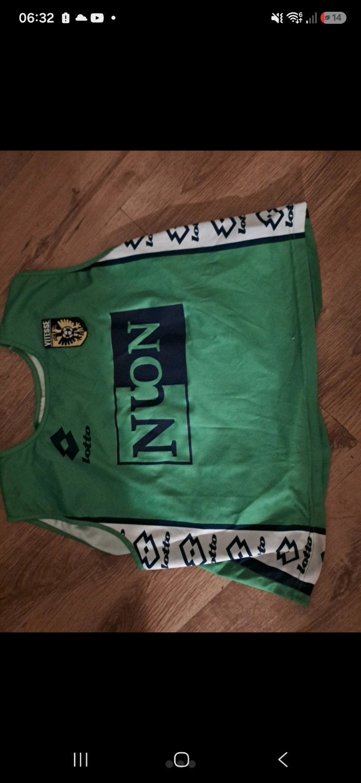 Vitesse Lotto Nuon voetbalshirt, Lotto, Overige maten, Ophalen of Verzenden, Voetbal