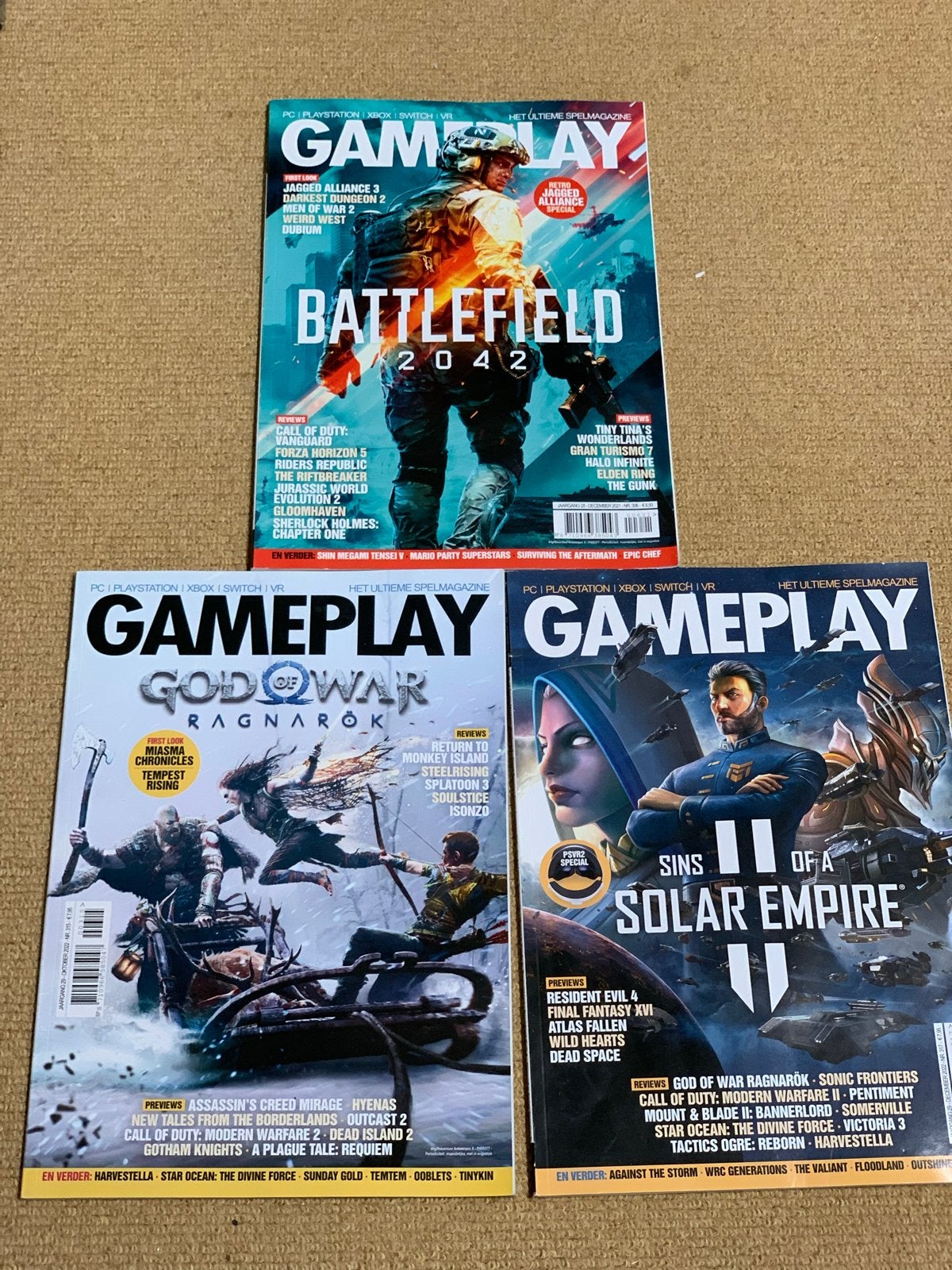 Gameplay Magazine uit 2021-2022 - Diverse nummers, Boeken, Ophalen of Verzenden, Gelezen, Overige typen