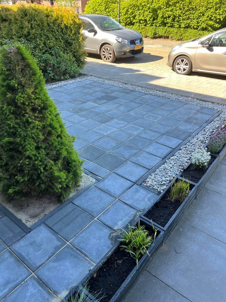 Excluton betontegels antraciet 30x30x4.5 – 85 stuks (Nieuw), Tuin en Terras, Ophalen, Nieuw, 5 tot 10 m², Beton