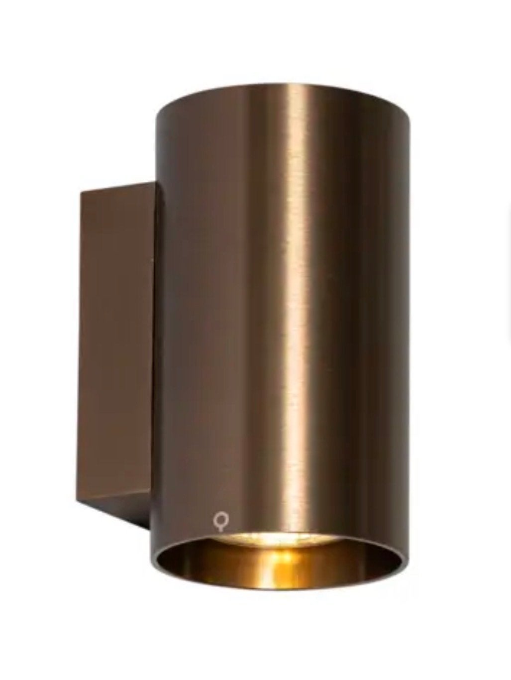 4x Qazqa Sandy Wandlamp Up/Down Dark Bronze GU10 Nieuw, Ophalen, Up-/downlighter, Bruin, GU10