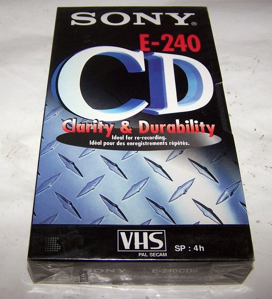 Sony CD E 240 kwaliteits VHS videoband. Nieuw/geseald., Ophalen of Verzenden, Nieuw, Videoband