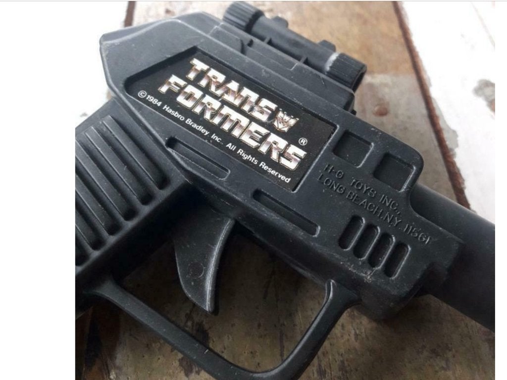 Transformers Hasbro Bradley 1984 blaster pistool gun vintage, Verzamelen, Overige generaties, Ophalen