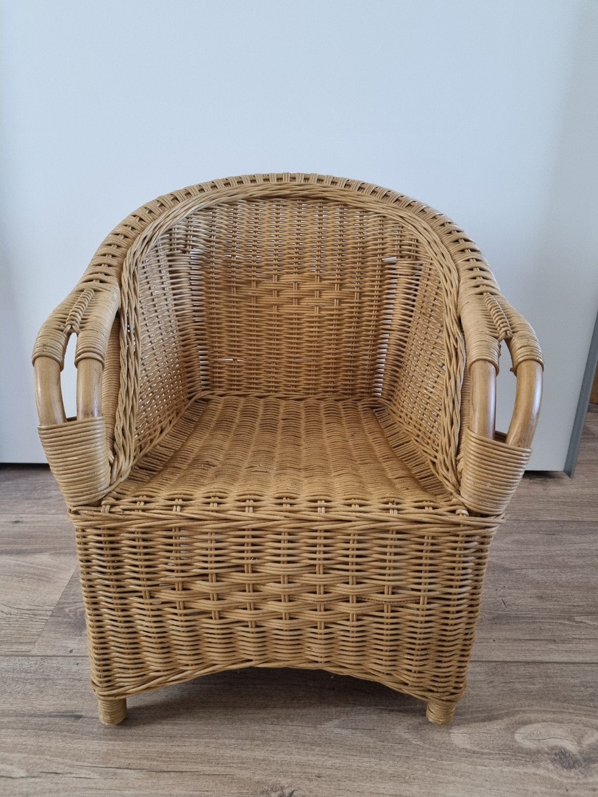 Vintage rotan kinder stoel, Kinderen en Baby's, Kinderkamer | Tafels en Stoelen, Ophalen of Verzenden, Gebruikt, Stoel(en)