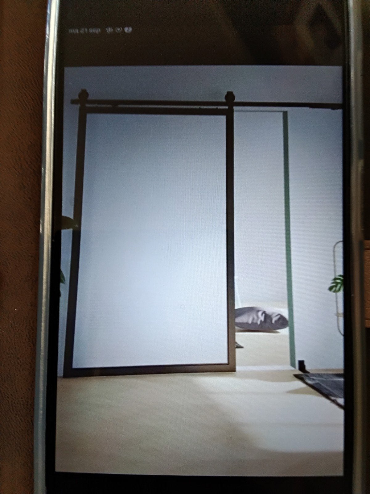 Moderne schuifdeur met matglas effect, Ophalen, Gebruikt, 80 tot 100 cm, Binnendeur