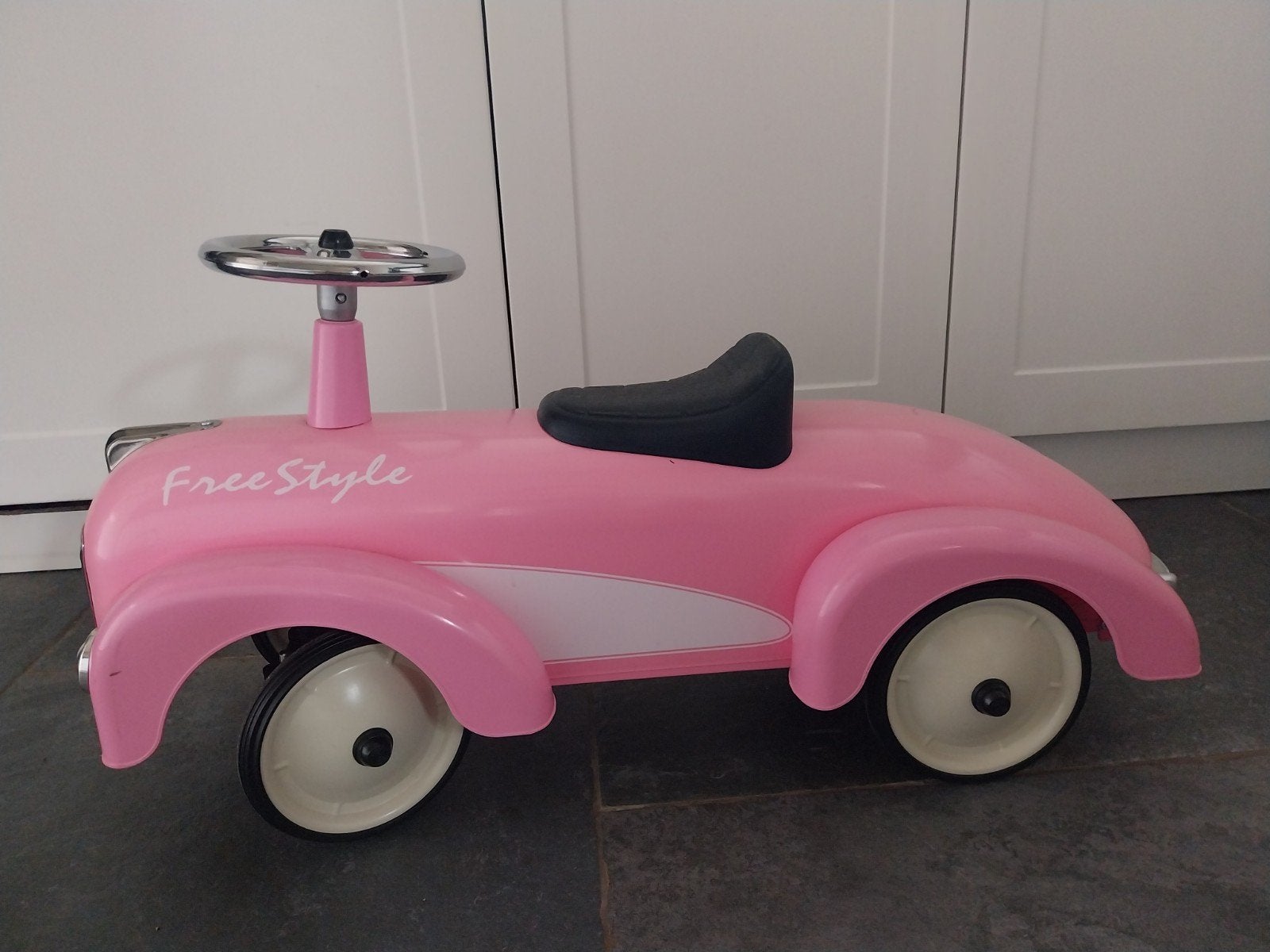 Roze Retro Roller Loopauto - 'FreeStyle', Ophalen, Gebruikt