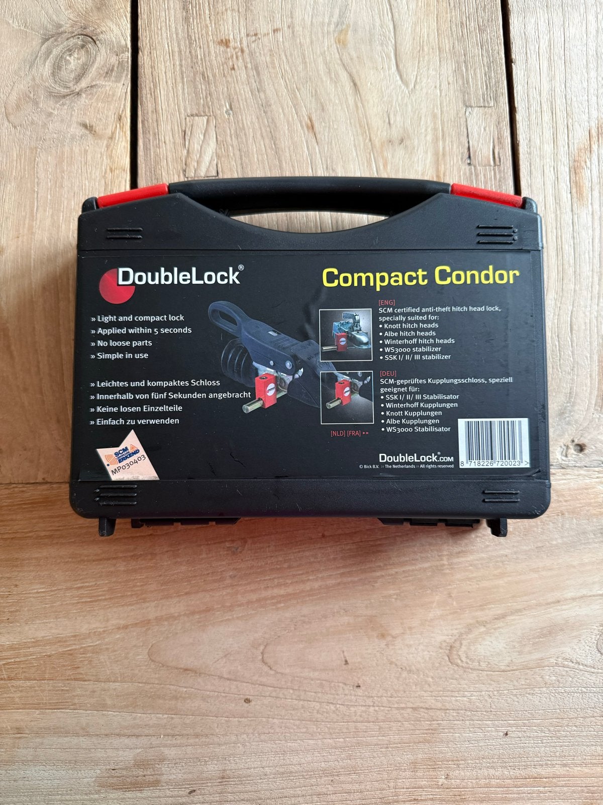 DoubleLock Compact Condor SCM gekeurd disselslot, Ophalen of Verzenden, Zo goed als nieuw