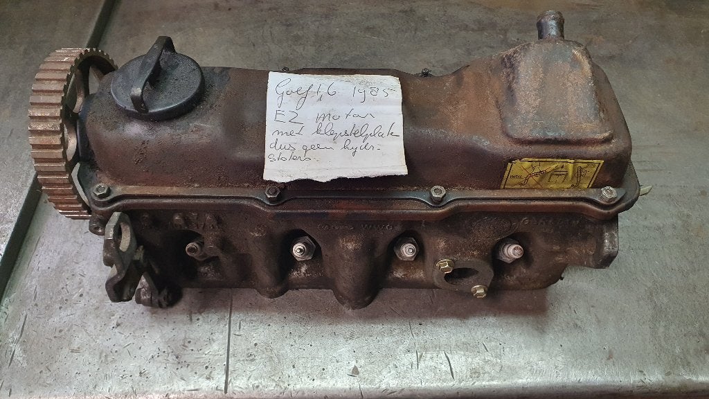 CILINDERKOP VW GOLF2 UIT 1985 MOTORCODE EZ, Ophalen, Gebruikt, Volkswagen