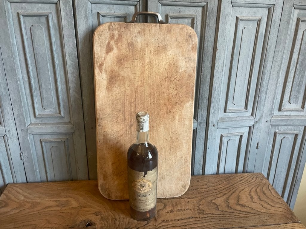 Mooie dikke oude snijplank Hapjesplank Broodplank Frans, Ophalen of Verzenden