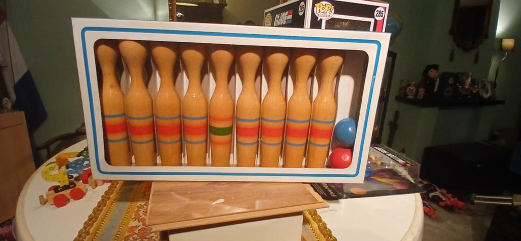 Vintage Kegelspel Houten Kegels Nieuw, Ophalen of Verzenden, Nieuw, Jongen of Meisje