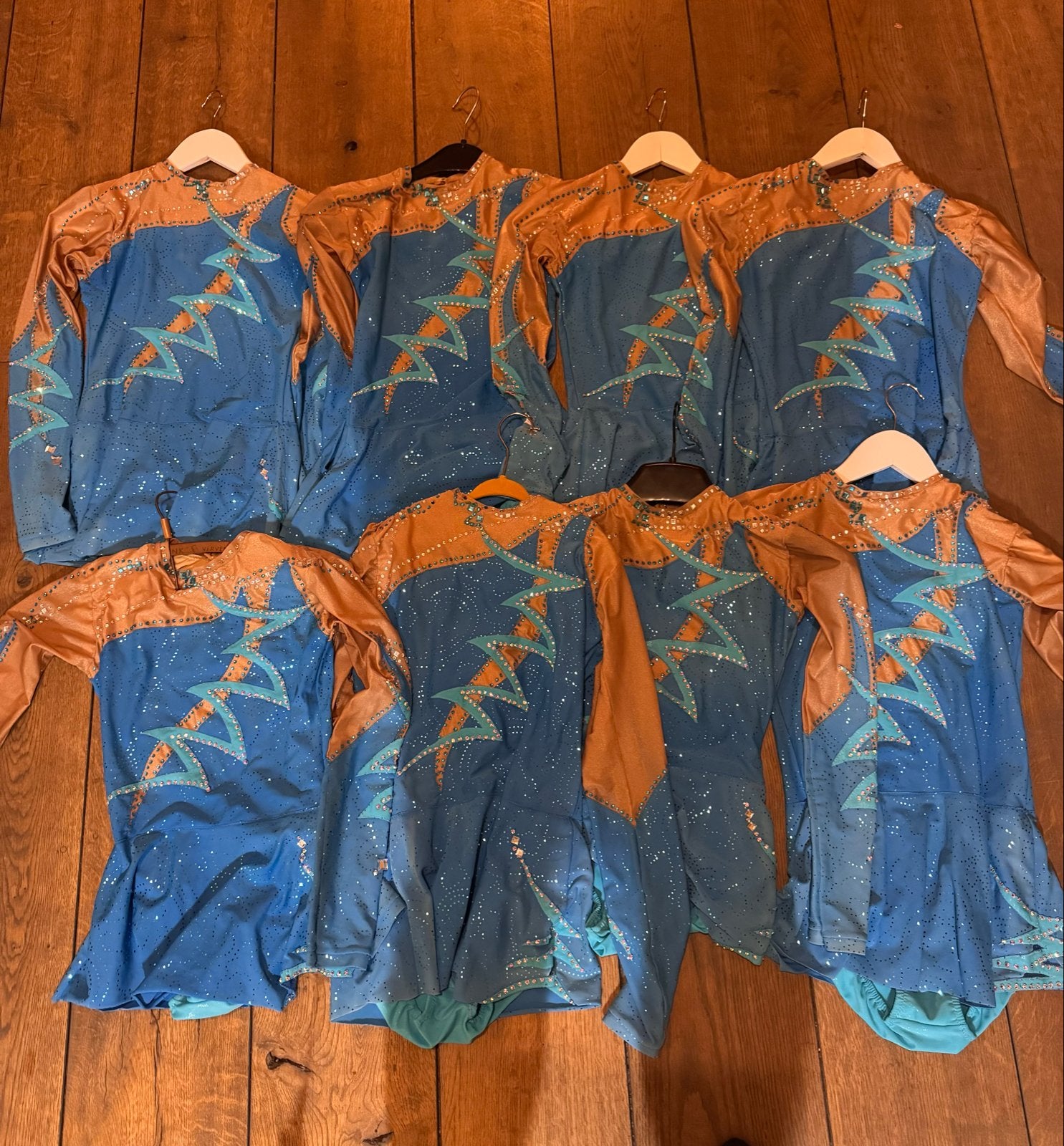 Ritmische gymnastiek, twirlen, acro, gympak, kunstschaats, Overige typen, Maat 34 (XS) of kleiner, Gedragen, Verzenden