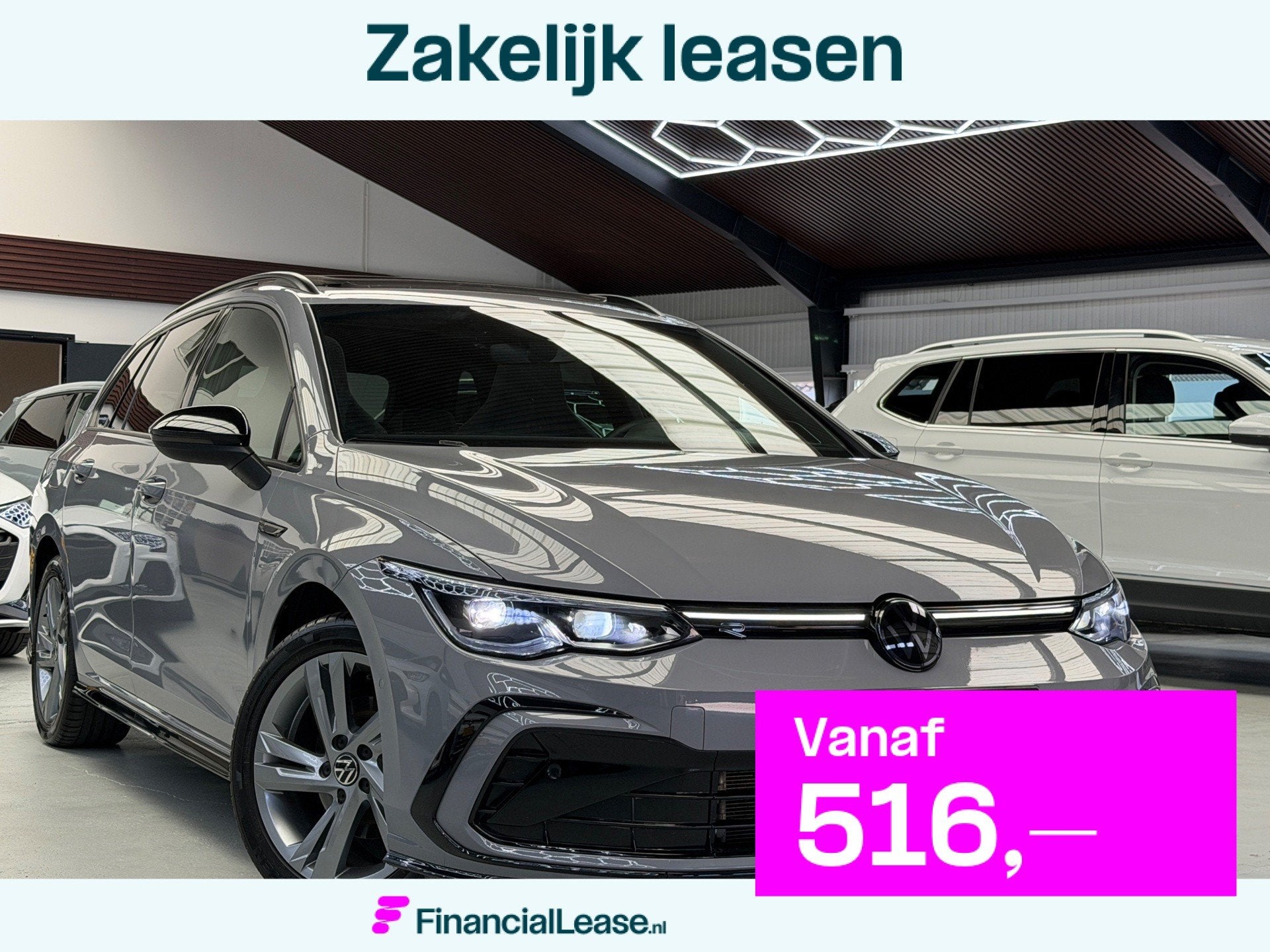 Volkswagen Golf Variant 1.5 eTSI 3x R-Line CarPlay Panorama, Zwart, 4 cilinders, Golf Variant, 710 kg