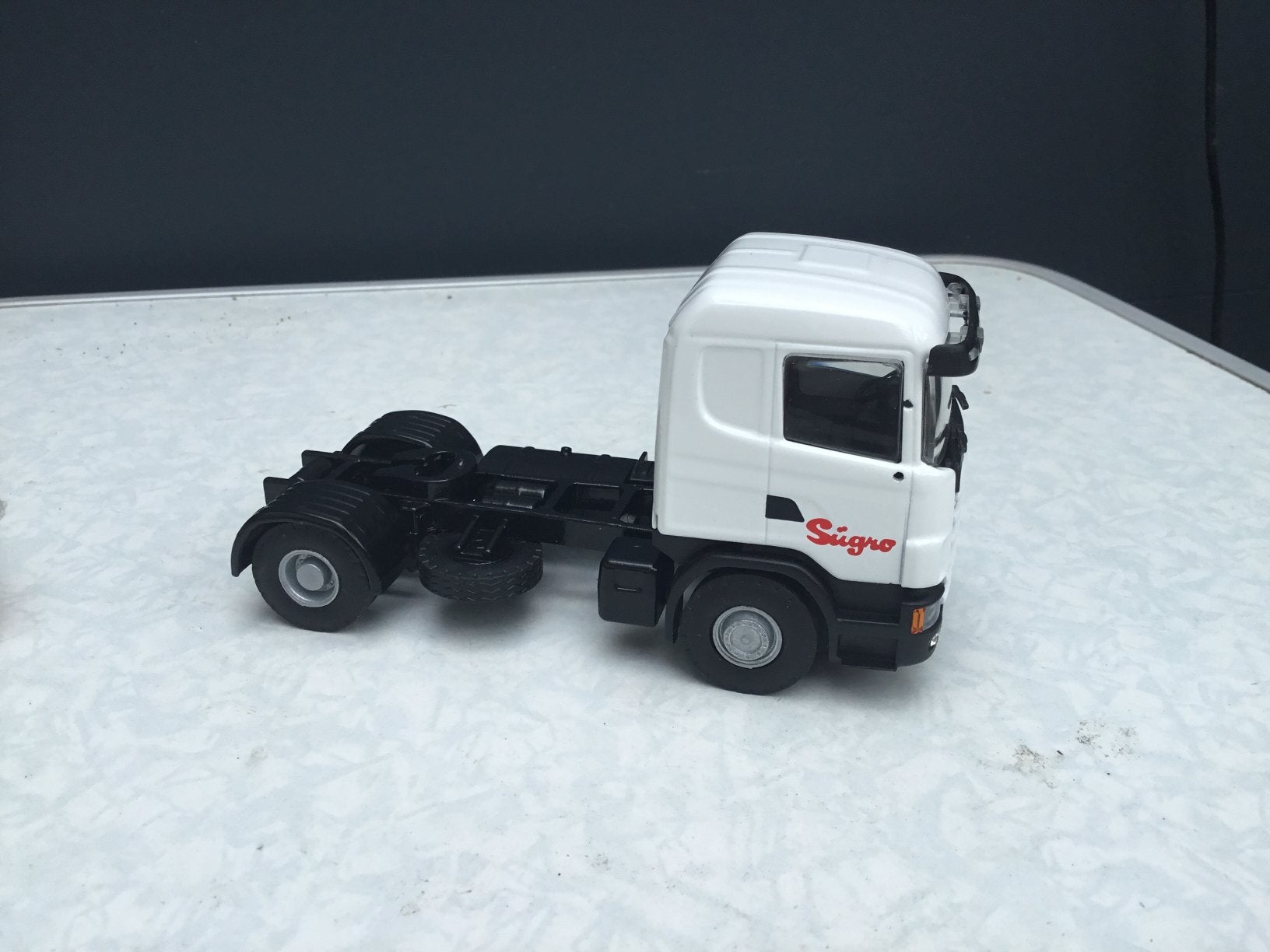Lion car Scania 124  / 400 Sugro, Ophalen of Verzenden, Zo goed als nieuw, Bus of Vrachtwagen, Lion Toys