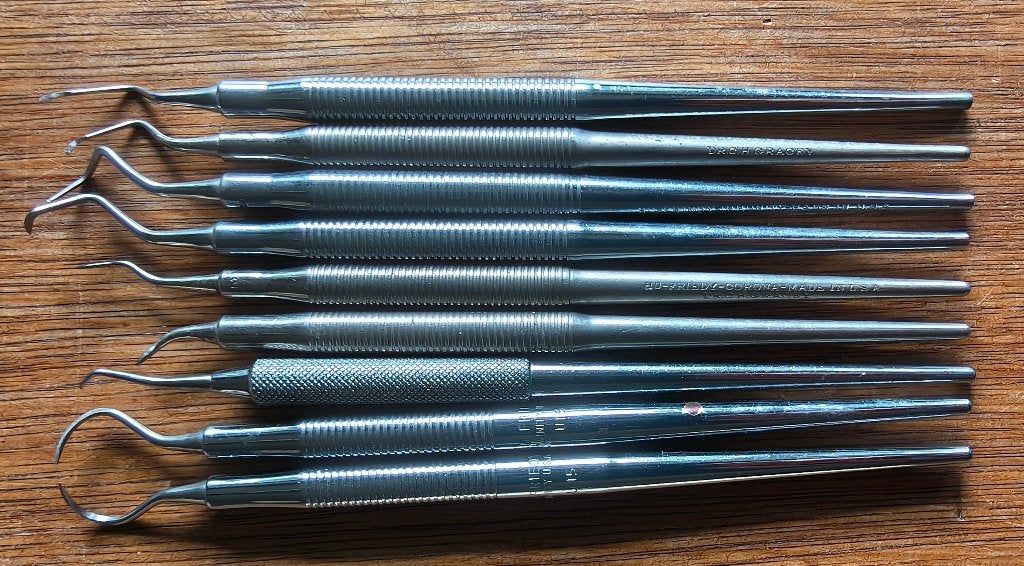 9 tandheelkundige sondes, Ophalen of Verzenden
